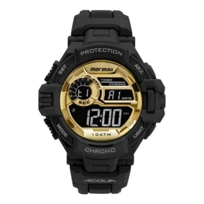Relógio Masculino Mormaii Digital Mo1134ac/8d Preto Original