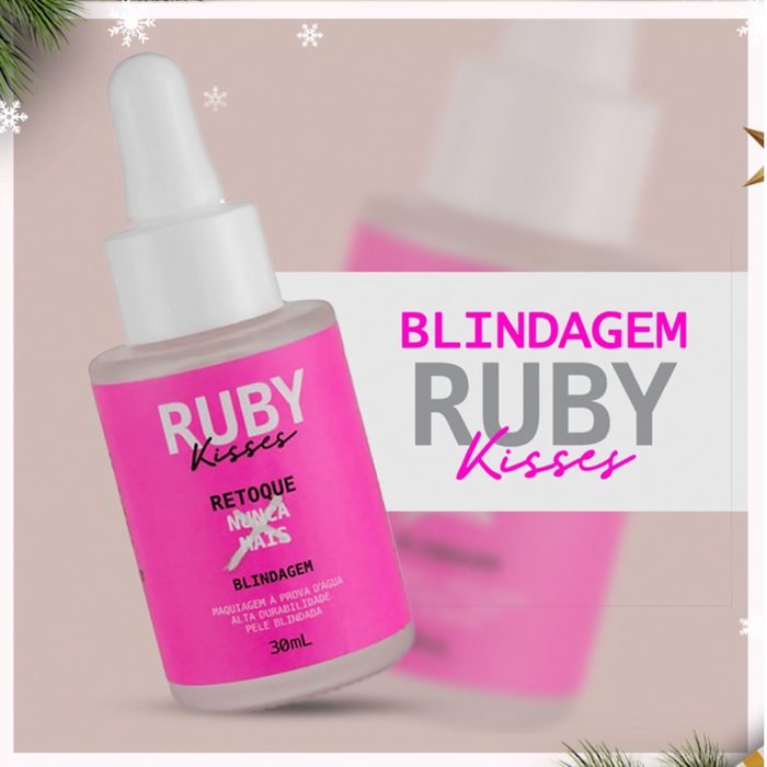 Blindagem Retoque Nunca Mais Ruby Kisses Fixador de Maquiagem Longa Duração