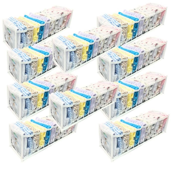 Kit 10 Colmeia Organizadora de Gavetas para bebê/calcinha/cuecas Premium - Maison Plus
