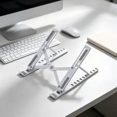 5  Pcs Suporte  Apoio De Notebook Laptop Compacto Articulado Home Office / Suporte Notebook / Porta Notebook Preto