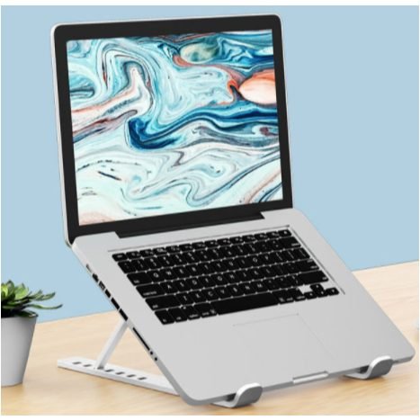 3 kits Suporte Apoio De Notebook Laptop Compacto Articulado Home Office / Suporte Notebook / Porta Notebook Preto