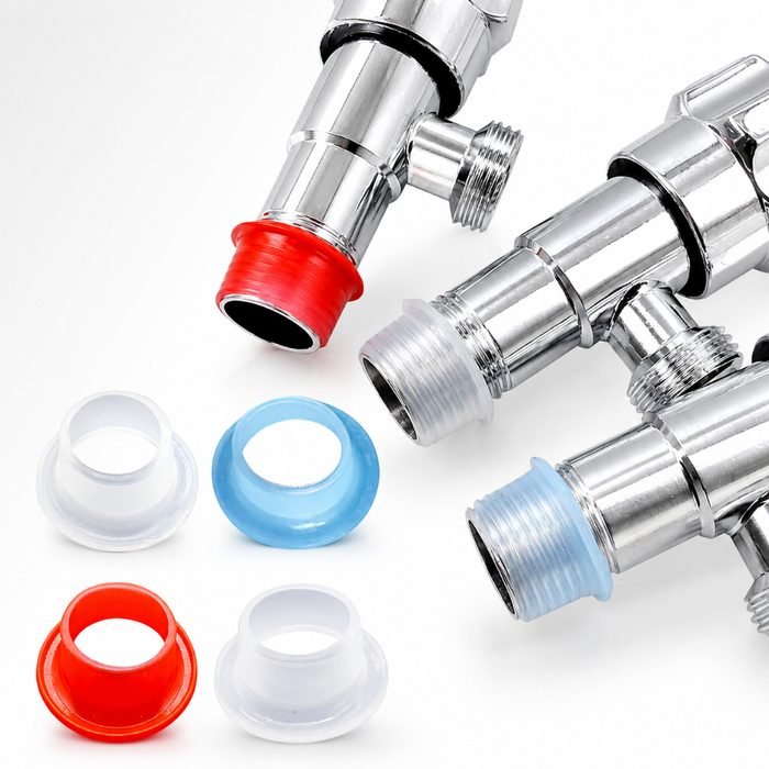 Kit Veda Rosca de Silicone Vedante Torneira Universal Junta de Vedação Resistente