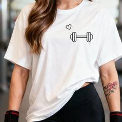 Camiseta Tshirt 100%Algodão Unissex Feminina Gym Treino Academia Fitness Muscula