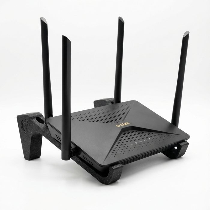 Suporte Parede Modem Roteador Universal | D-Link TP-Link Intelbras | Organizador Setup Wi-Fi Mesa Livre