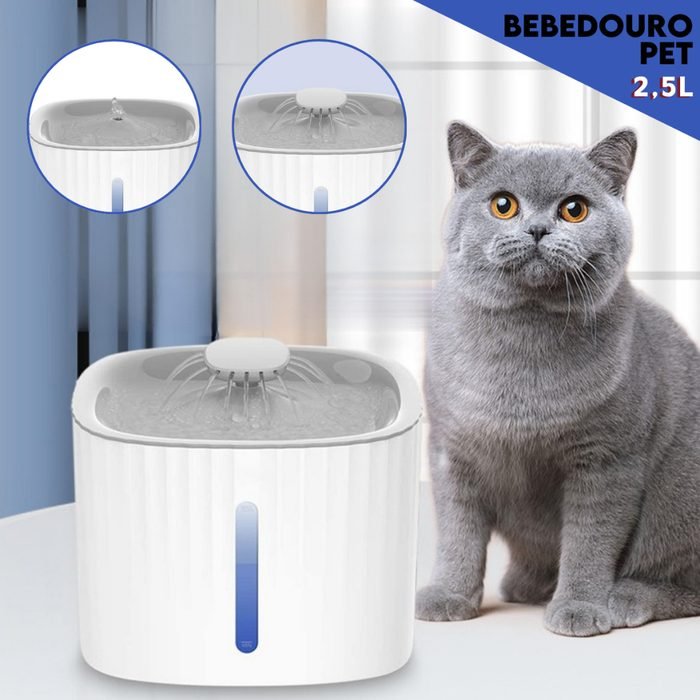 Bebedouro Elevado Para Pets Fonte de Água Automática - Mazzal