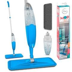 Rodo Mop Spray Cabo Inox Lava e Seca Esfregão Articulado Vassoura Mágica 360 Art House