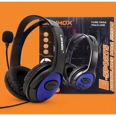 Fone de ouvido on-ear gamer Hyper GT PS4 X-One PC preto