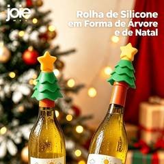 Tampa formato de árvore de Natal Joie Canadá, tampa de silicone, vedante para ga