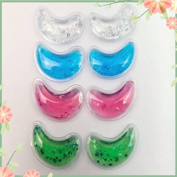 Tapa-Olhos THUY , Almofada De Olho Reutilizável De Compressa Quente E Fria , Sensação De Gelo Em Gel , Frio