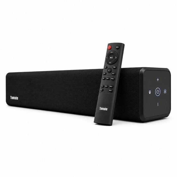 Soundbar Bluetooth 80W Tomate MTS-2021 Óptica USB P2 Coaxial Controle Remoto Biv