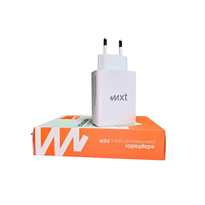 Fonte Carregador Universal MXT 65W USB-C Tipo C PD Bivolt Notebook Celular Table