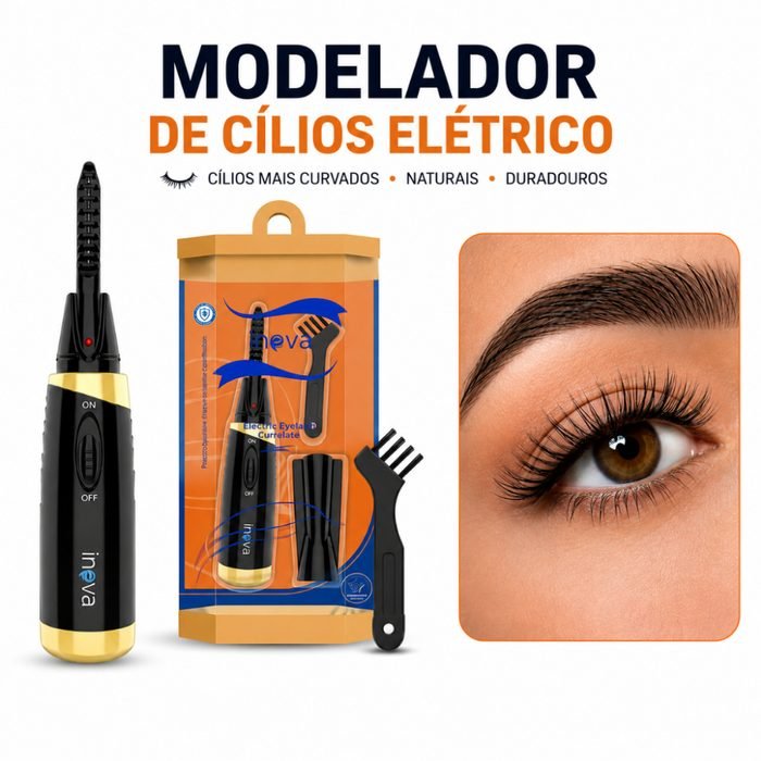 Modelador De Cílilos Elétrico Inova Com Escova De Limpeza
