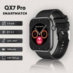 Smartwatch QX7 Pro 30 Dias Bateria 100 Esportes Monitor Pressão/Batimentos/Oxímetro, Relógio Inteligente Android/iOS