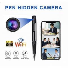Câmera CCTV Caneta Portátil Espiã 1080P FHD Gravação De Vídeo Escondida WiFi Visualização Remota