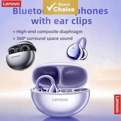 Fones De Ouvido Lenovo TA410 Condução De Ar Bluetooth Ear-Clip Design Smartphone
