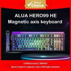 AULA Hero 99 HE Teclado Magnético Para Jogos Com Fio Mecânico Retroiluminado RGB Hot-Swappable Laptops
