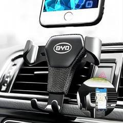 Suporte de celular para carro, tipo fivela universal para saída de ar, com sensor de gravidade, para BYD Atto 3 Yuan Son