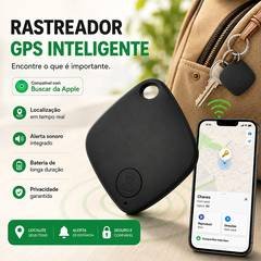 Rastreador GPS Mini para iPhone iOS Localizador Inteligente Compatível com Buscar Apple