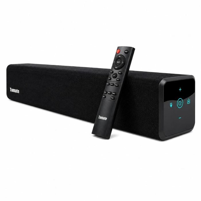 Soundbar Bluetooth Tomate MTS2021 Pro 110W Óptica Coaxial USB P2 Controle Remoto