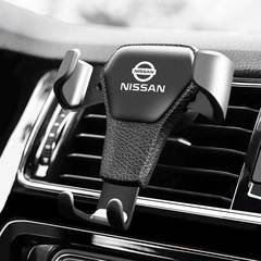 Suporte de celular para carro com fixação por gravidade para Nissan Almera, Navara, Terra, Leaf, Mrach, Note, GT-R, 370Z