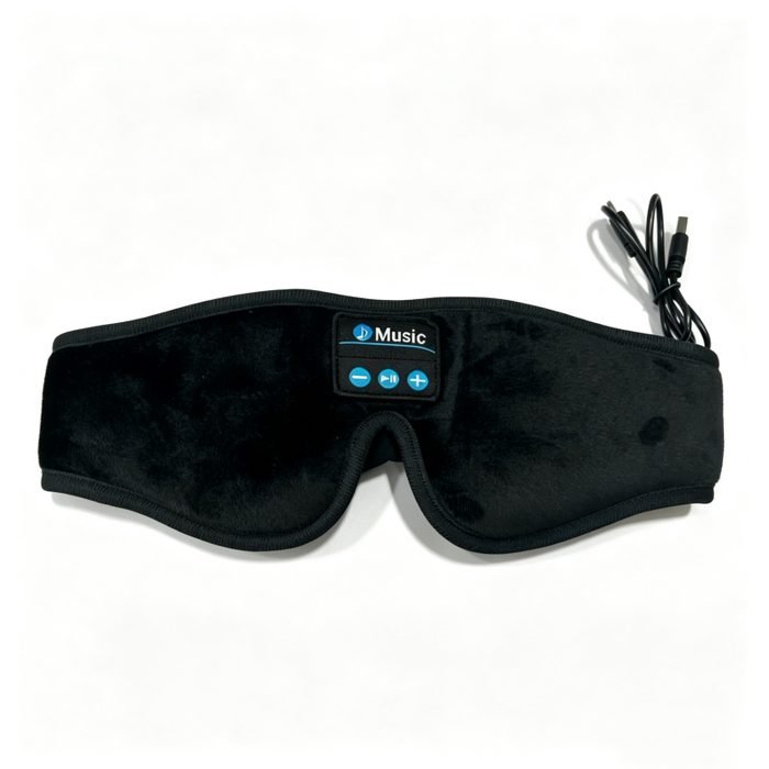 Bluetooth Dormir Fones De Ouvido 3D Máscara De Olho Sem Fio Macio Bandana Música Travesseiro Viagem Alívio Enxaqueca