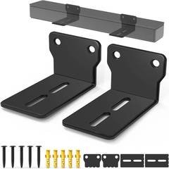 Barra De Som Suporte De Montagem Na Parede Sob A TV Universal Soundbar Prateleira De Flutuante Suporta Até 30 Libras