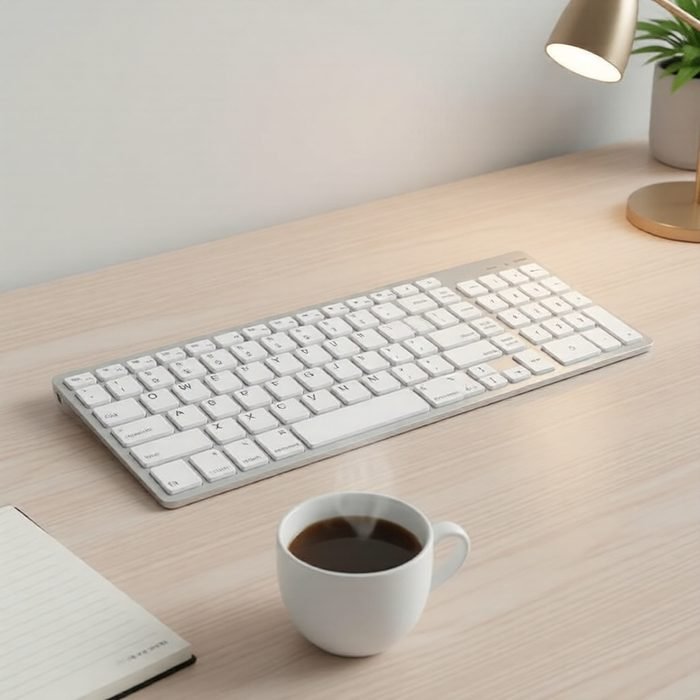 Teclado Bluetooth compacto para Mac OS, compatível com MacBook Air/Pro, iMac, Ma