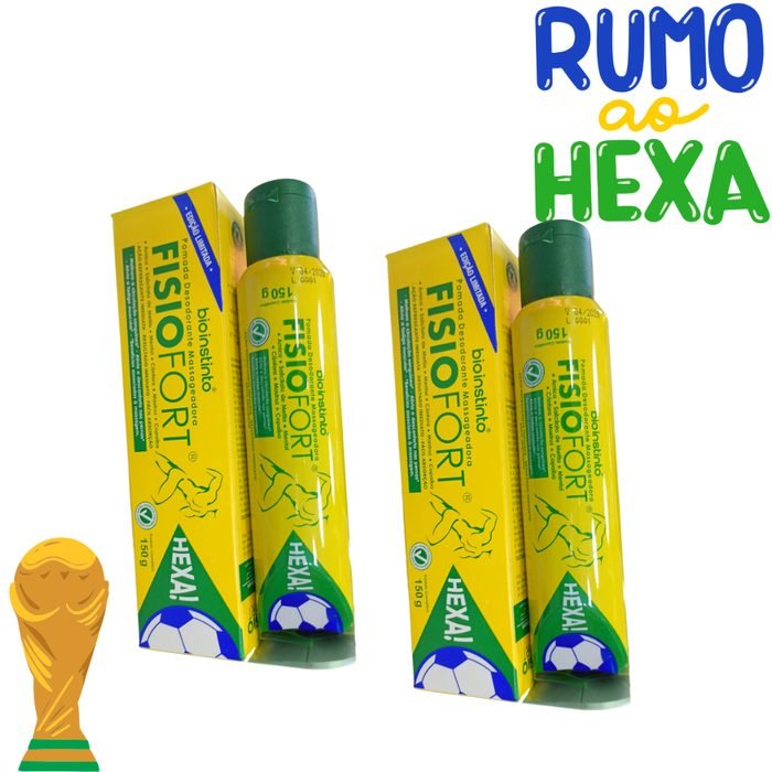 KIT 2X Pomadas Massageadora Hexa Bio Instinto 150g Alívio Muscular Relaxante Corporal alivio da dor