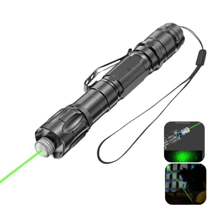 Caneta Laser Verde JG0715, Portátil, Recarregável via USB, Alcance 2000m, Caneta Laser para Gato