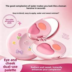 Streamer duas cores Blush creme renderização de cor Natural brilho de água expansão cor atmosfera melhorar a tez