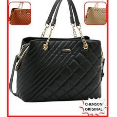 Bolsa Matelassê Média Grande Feminina Transversal Tiracolo Ombro Marca Chenson Original Luxo Norwich