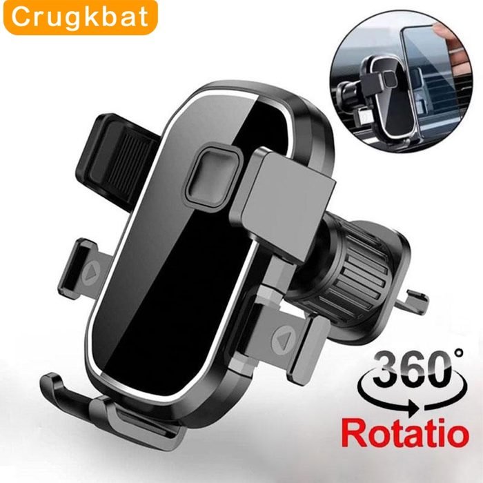 1 Pacote Gravidade Crugkbat Suporte Do Telefone Carro Gancho De Ventilação De Ar Montagem Rotação De 360 Graus Inteligen
