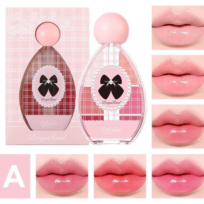 Gloss Mirror Gel labial de seis cores feminino brilho labial espelho hidratante labial
