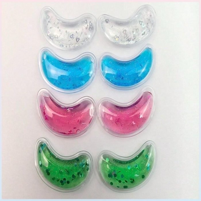 Almofada Para Os Olhos , Compressa Quente E Fria , Tapa-Reutilizáveis , Gel Sensação De Gelo , Olho Frio