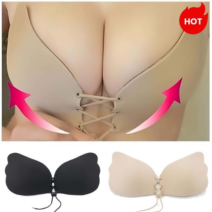 [ Sutia Adesivo Manga Invisivel Levanta ] Peitos Seio Push Up Silicone Ajustável