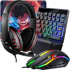Kit Gamer Periféricos Teclado Uma Mão