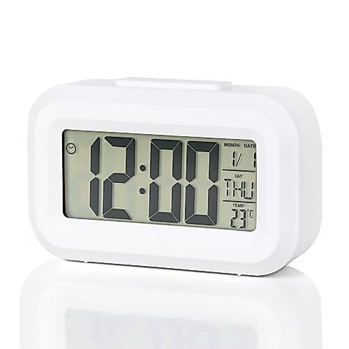 Mini Relógio Digital Despertador De Mesa Portátil Com Led Cor Sortido Pilhas Aaa