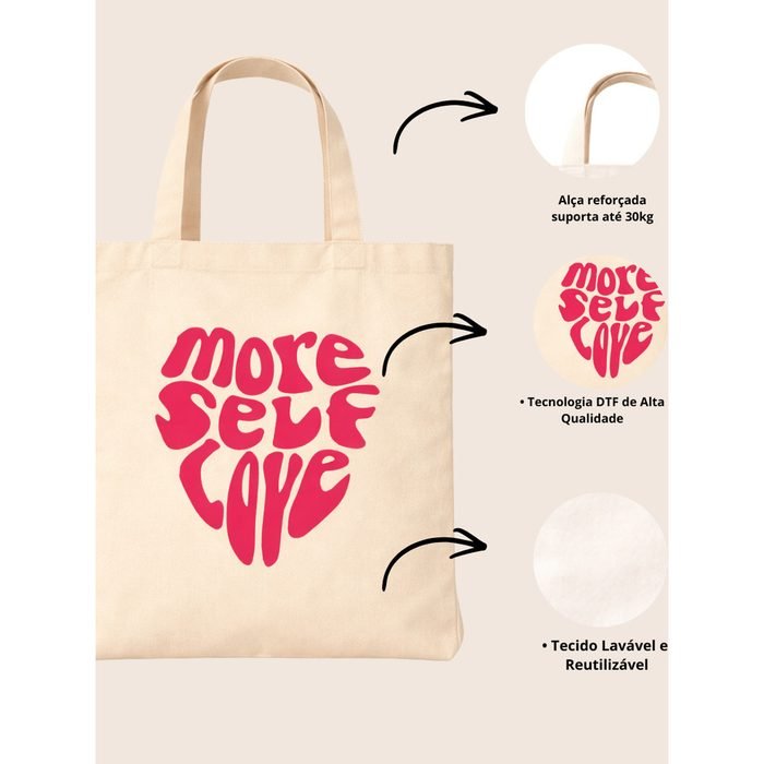 Ecobag Aesthetic Estampada em Algodão Cru – Bolsa Tote Reutilizável Vários Model