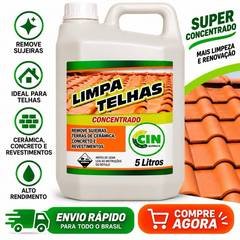 Limpa Telhas Concentrado 5L – Removedor de Sujeira, Limo e Encardido para Telhas