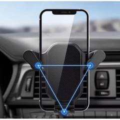 Suporte de Celular por Gravidade com Clipe de Ventilação, Haste Extensível 360°