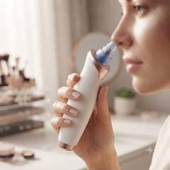 Sugador Elétrico de Cravos e Espinhas com Carga USB para Tratamento Facial
