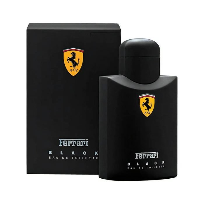 Ferrari Black EDT Masculino 125ml – Perfume de Alta Fixação e Aroma Marcante
