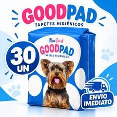 Tapete Higiênico 60x60cm Cachorro Good Pad Premium Rápida Absorção Atrativo Canino Fralda Manta Cães Fita Adesiva