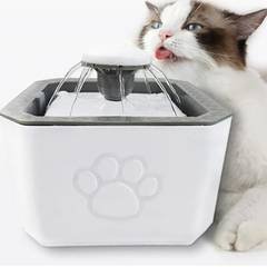 Bebedouro Fonte Automática Pets 2,5 Litros Filtro De Tripla Ação 3 Modos De Saíd