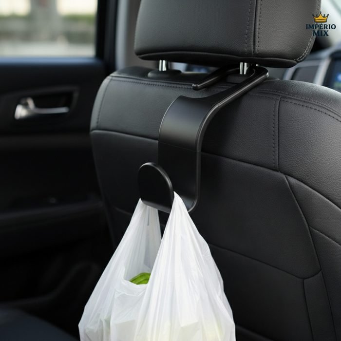 Gancho Encosto Banco Carro Suporte Sacolas Bolsas Organizador Automotivo