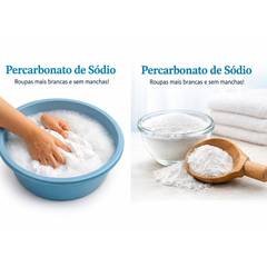 Bicarbonato de Sódio Puro 100% Produto Original Clareador de Roupas 1Kg/2Kg