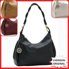 Bolsa de Ombro Grande Saco Sacola Cabe Caderno Faculdade Trabalhar Chenson Original Clemson 3485552