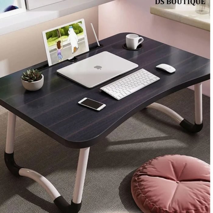 Mesa Notebook Dobrável Suporte Apoio Bandeja Trabalhar Cama Pezinho Móveis Compu