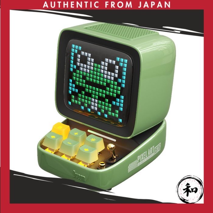Divoom Ditoo Pro Caixa de Som Bluetooth Pixel Art 15W Teclado RGB Switch Azul Graves Reforçados Verde 【Direto do Japão】