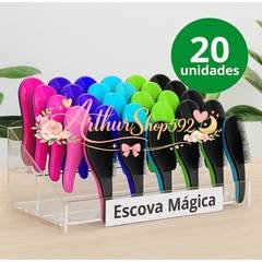 Kit 20 Escovas Mágicas Anti Frizz Desembaraçadora – Cores Sortidas ou Escolha a CorB822